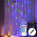 Dazzle Bright Window Curtain String Lights, 300 LED 9.8ft x 9.8ft Multicolor by DazzleBright