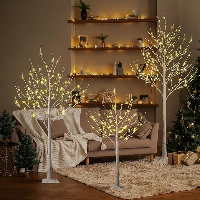 LIGHTSHARE LED Birch Tree Light Set - 4ft - Image 2