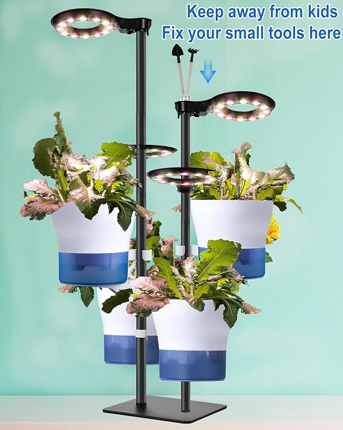 Indoor Plant Hydroponics Growing System Tower Kit - Image 7