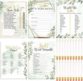 Teling 145 Pieces Bridal Shower Game Bridal Shower Favors Set Wedding Games by Teling