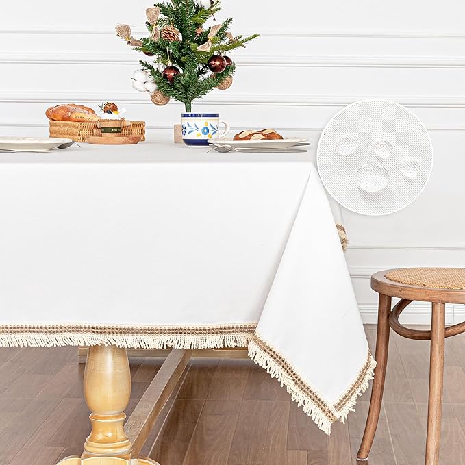 MYSKY HOME Table Cloth, Waterproof Tablecloths by MYSKYHOME