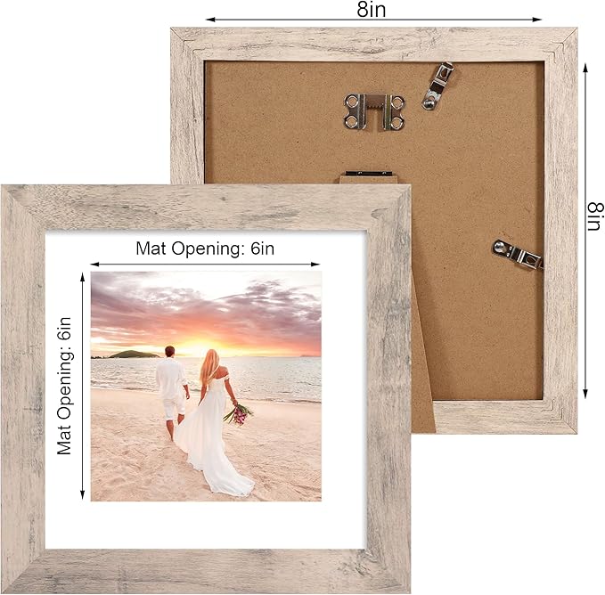 8x8 Picture Frames Set of 4 - Image 4