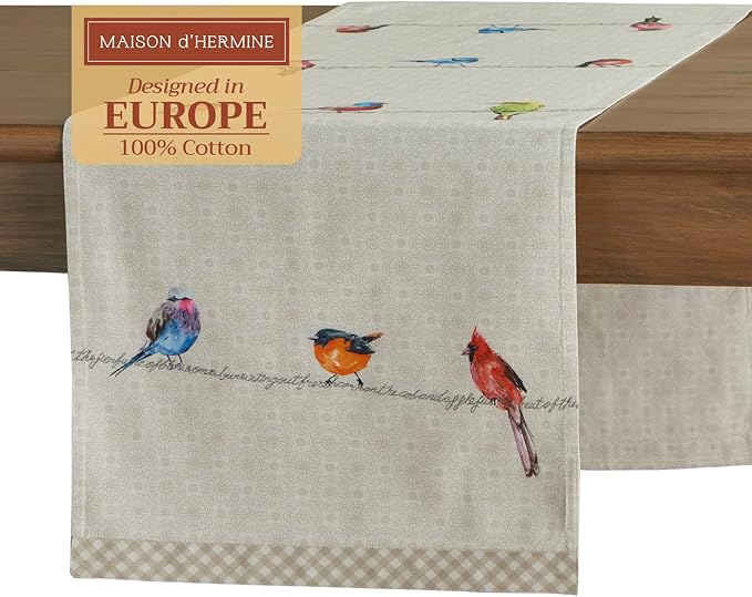 Maison d' Hermine Table runner 100% Cotton Double Layer Table Runners 72 inches by MaisondHermine
