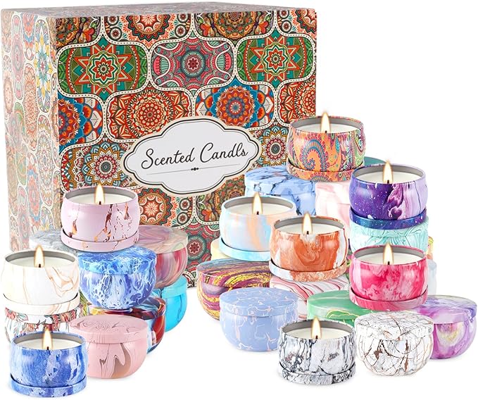 36 Pack Scented Candles Gift Set - Image 3