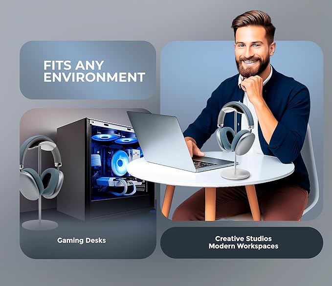 Headphone Stand for Desk – Premium & Minimalist Headset Holder - Image 6