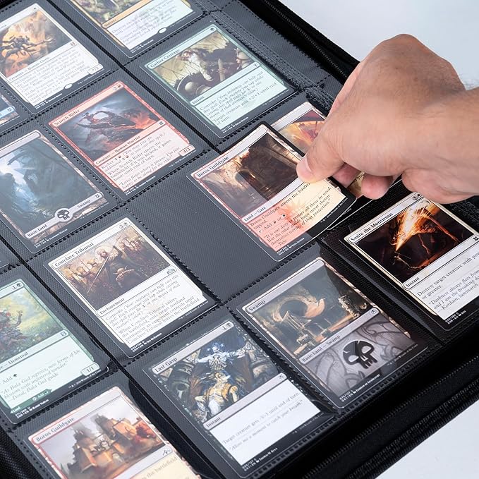 1408+ Pockets Trading Card Binder, 16-Pocket Card Ablum Compatible - Image 5
