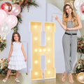 4ft Marquee for Letters, Large Light up Letters, Letter Balloons, Wedding Decor by GGPL