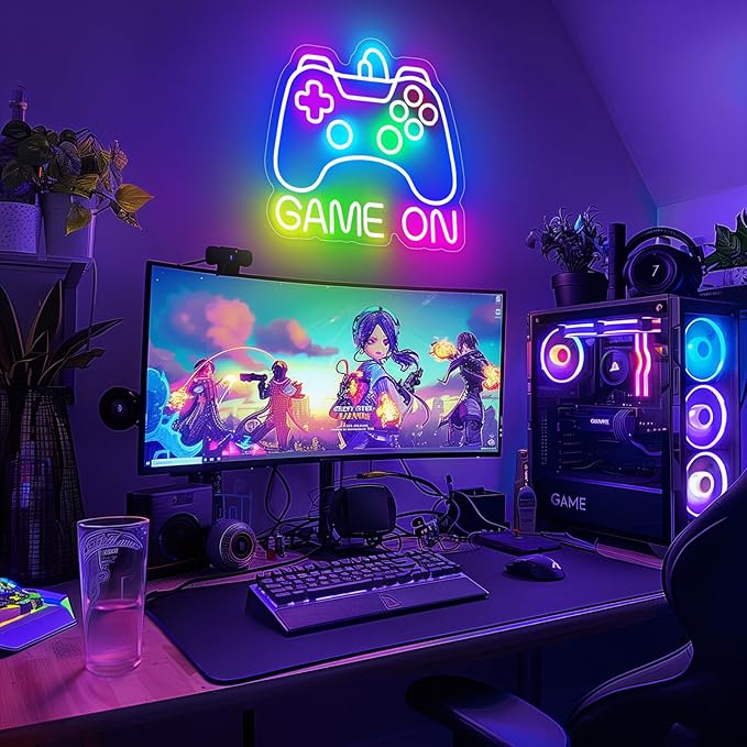 Gamer Neon Sign, Dimmable Neon Controller Sign - Image 2