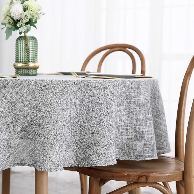 maxmill Flaxy Faux Linen Tablecloth - Image 2