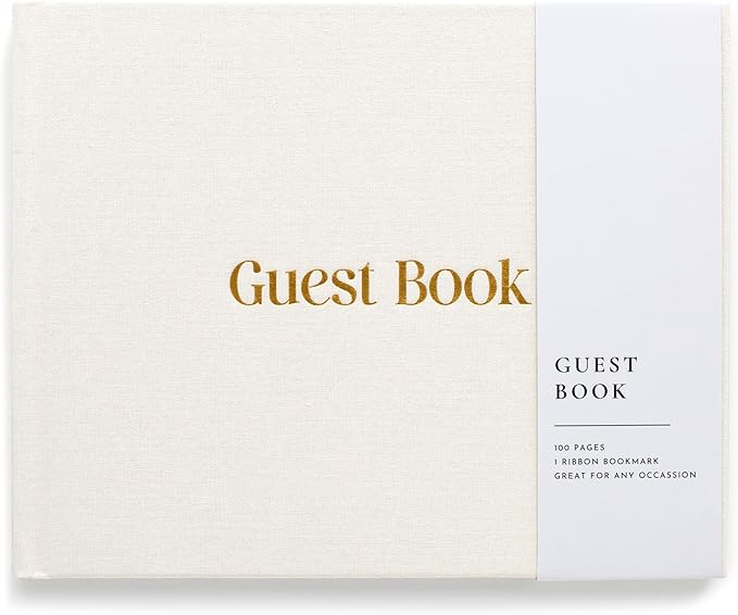 Lamare Wedding Guest Book – Elegant Guest Book by Lamare