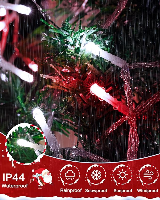 196FT 600LED Christmas Lights Outdoor Waterproof, String Light - Image 7