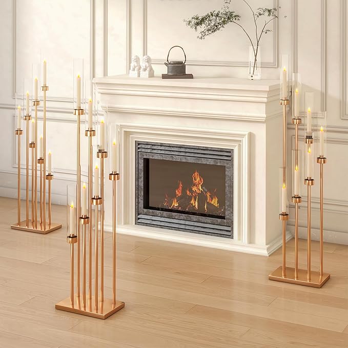 46.5'' Floor Candelabra 7 Arms Floor Candle Holders - Image 7
