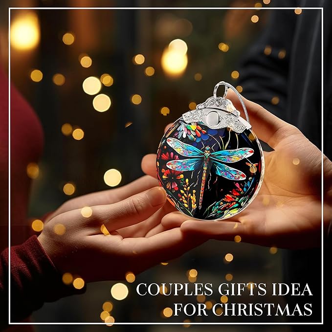 Stained Glass Effections, Christmas Tree 4 Inch Acrylic Ornament Art, Christmas - Image 7
