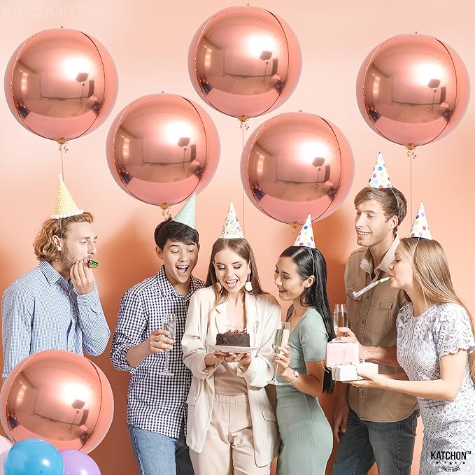 KatchOn, Giant Rose Gold Balloons - Image 7