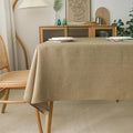 NLMUVW Linen Tablecloth Rectangle Textured Farmhouse Table Cloth Water by NLMUVW