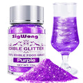 Purple Edible Glitter - 15g Food Grade Luster Dust Powder by WelcometotheSigWong