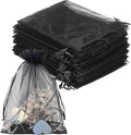YQL Black Organza Bags by YQL