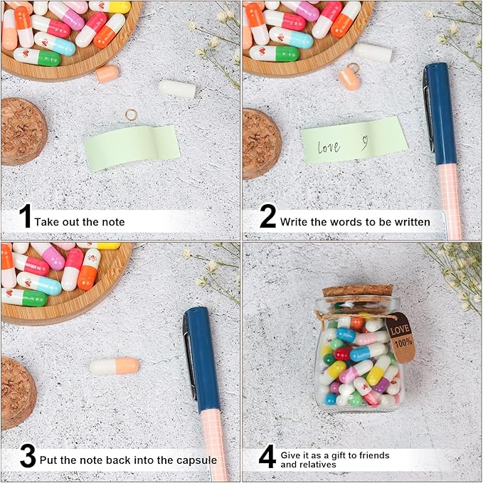 Capsule Letters Message in a Glass Bottle - Image 7
