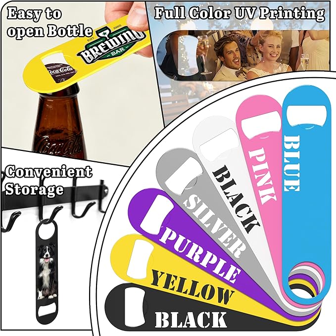 5-100 Custom Bottle Opener, Personalized Bottle Opener Stainless Steel - Image 3
