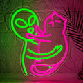 Alien Cat Neon Sign, Neon Signs by YourVibeYourNeon