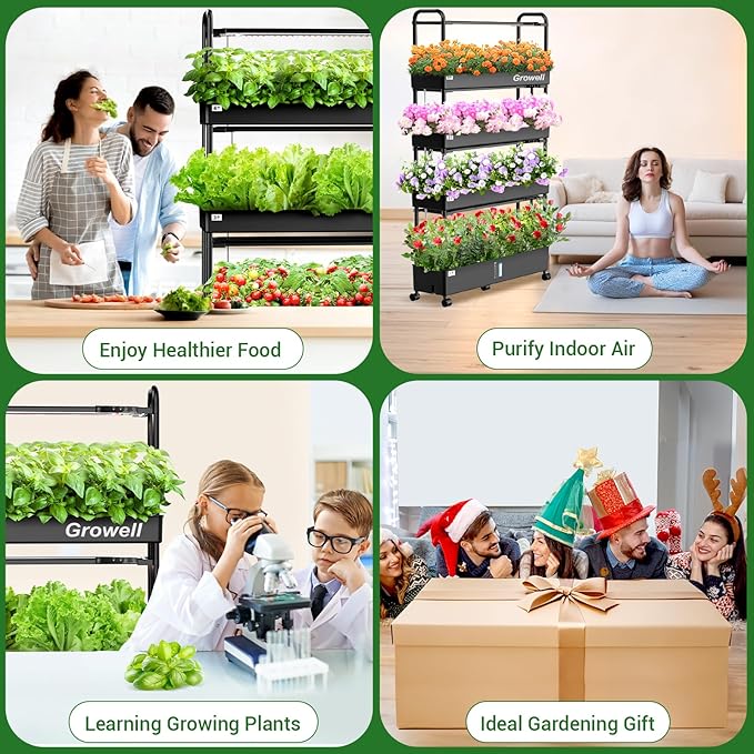 Large Hydroponics Growing System Kit, 120 Pods Vertical Hydroponic Garden - Image 7