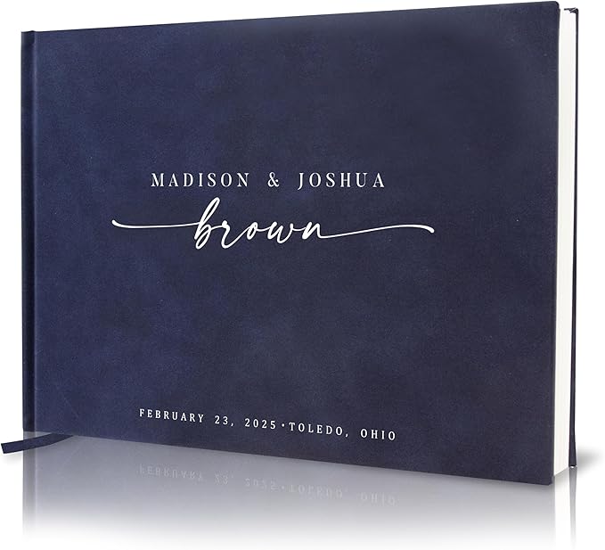 Personalized Guest Book by ModernAlbumDesigns