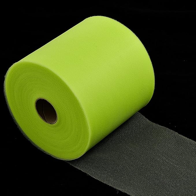 Tulle Fabric Roll, 6” by 200 Yards Tulle Organza Fabric Spool - Image 2