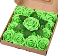 BLEUM CADE 16Pcs Artificial Flowers Fake Roses by BLEUMCADE