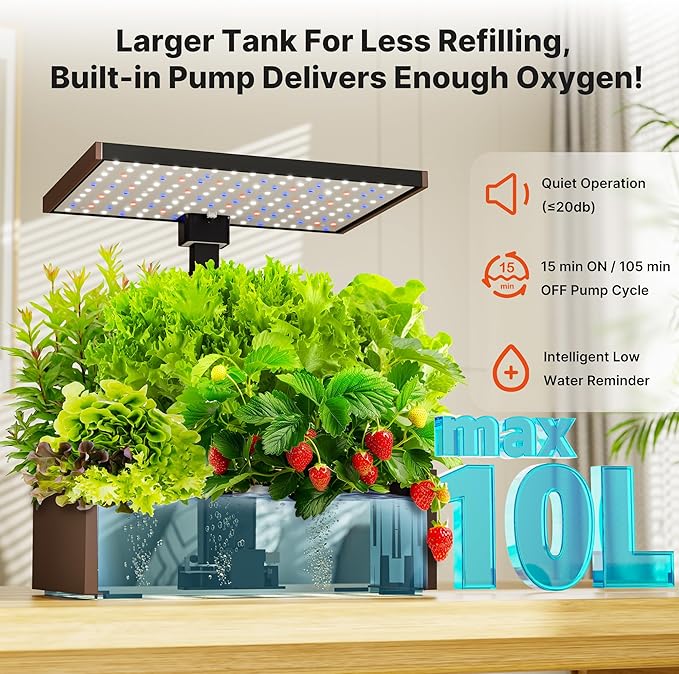 SUNCOZE Hydroponics Growing System Kit 20 Pods, Indoor Herb Garden - Image 4