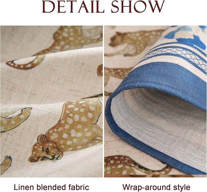 patdrea Designer Vintage Linen Table Cloth - Image 4