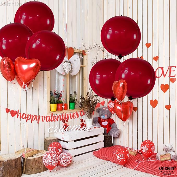 KatchOn, Big Metallic Red Balloons - Image 6