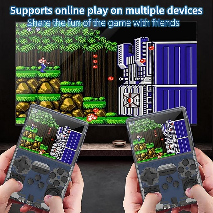 R40S PRO Retro Gaming Console, 30000+ HD Games Handheld Game Console, 3800mAh - Image 5