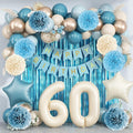 Dusty Blue 60th Birthday Party Decorations by KAINSY
