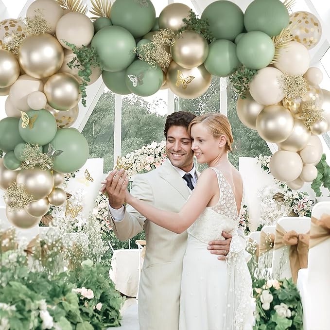 Sage green Balloons - Image 6