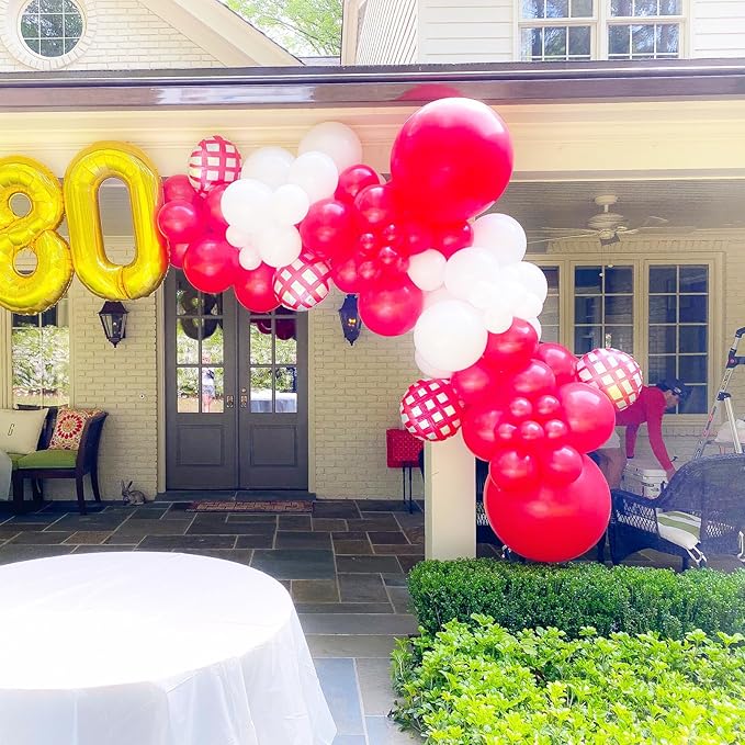 90pack Red Balloons Different Size 18/12/10/5 Inch Red Balloon Garland Arch Kit - Image 4