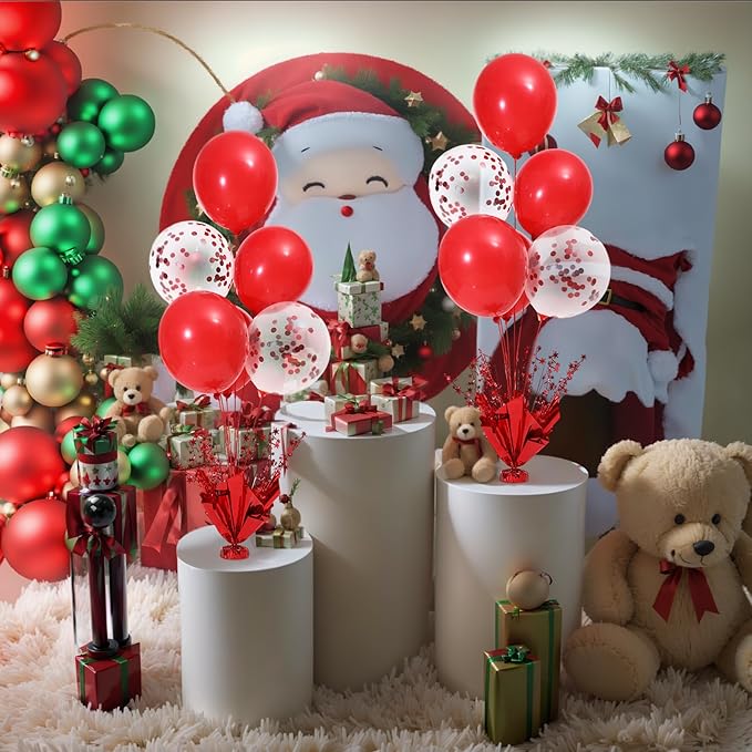 4 Set Red Balloon Stand Centerpieces - Image 6
