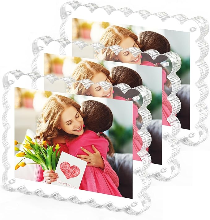3Pack Magnetic Acrylic Picture Frames 5×7 Inch - Image 8