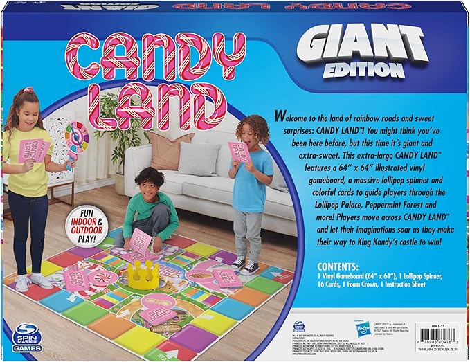 Spin Master Games, Candy Land Giant Edition, Preschool Game - Image 6