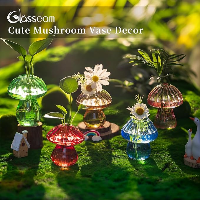Glasseam Mushroom Plant Propagation Stations: Glass Terrarium Jars - Image 2