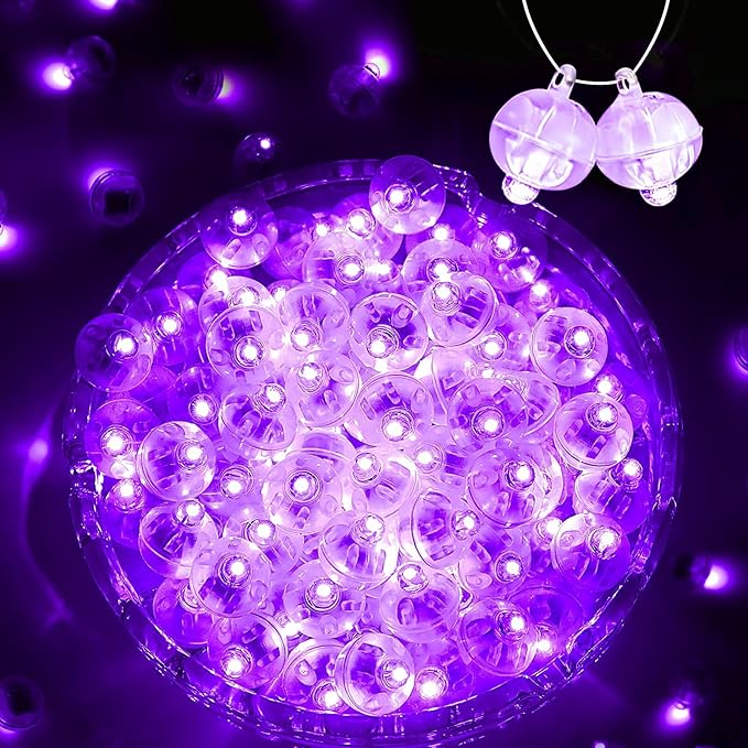 200PCs Balloon Lights, Long Standby Time Mini Ball Light, Mini Led Lights by ZGWJ