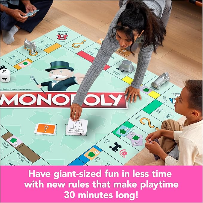Spin Master Games, Monopoly Giant Edition, Classic Family Board Game - Image 3