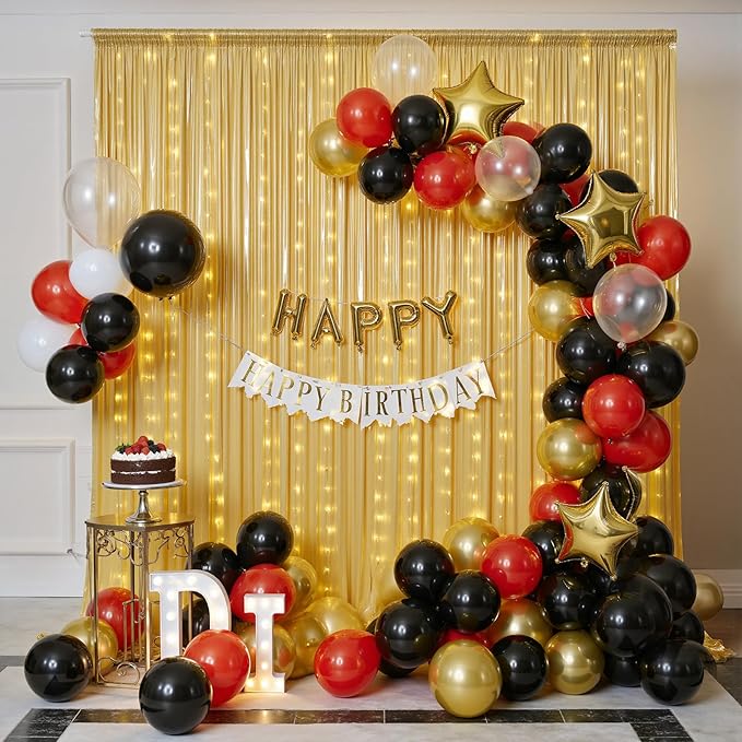 10x10 Gold Sequin Backdrop Curtain - Image 8