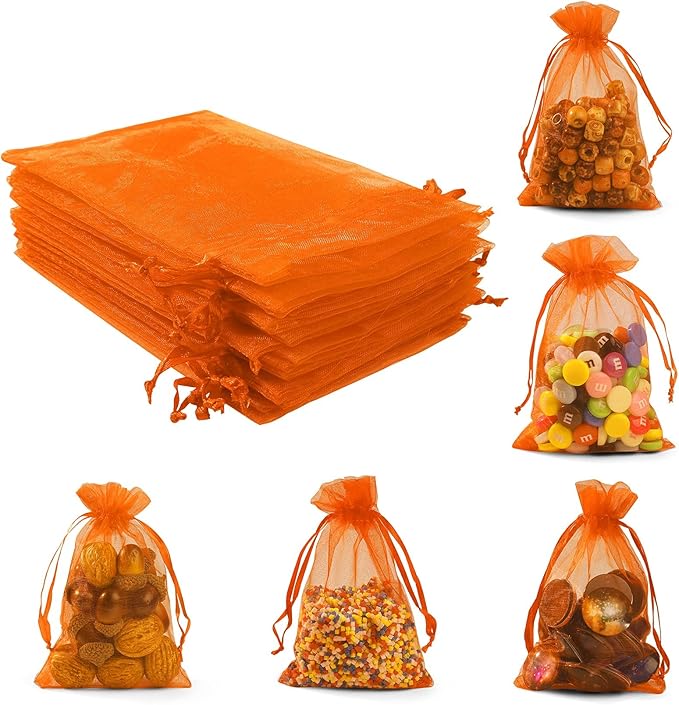 ANZNKU 100 Pack Organza Bags - Image 8