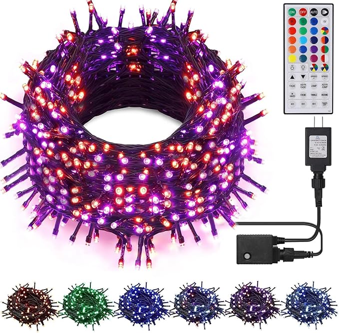 LJLNION 98.5ft Christmas Lights Color Changing by LJLNION