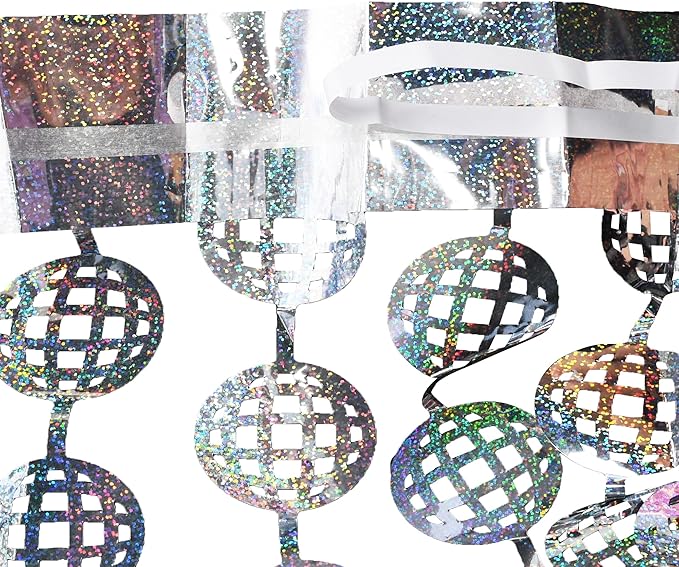BRAVESHINE Hanging Balls Party Streamers Backdrop - Image 3