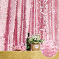 JYFLZQ Pink Payette Sequin Backdrop Big Sequin Backdrop Curtain by JYFLZQ