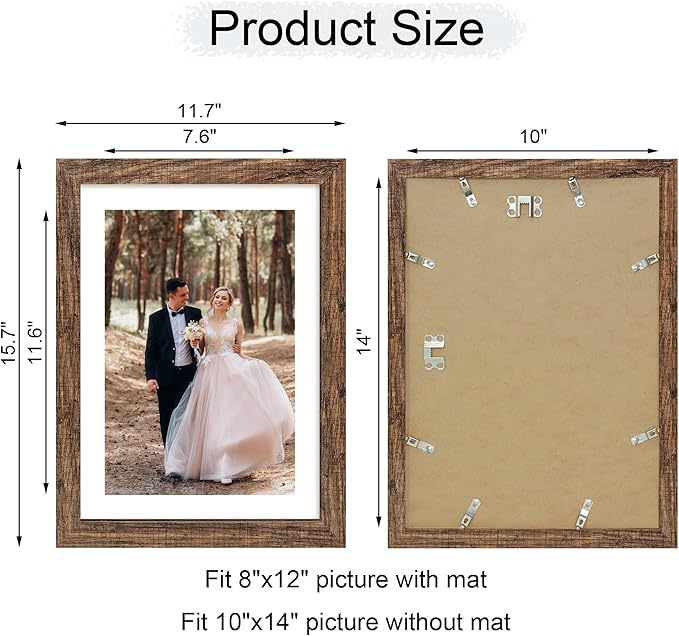 10x14 Picture Frame Set of 4 - Image 4
