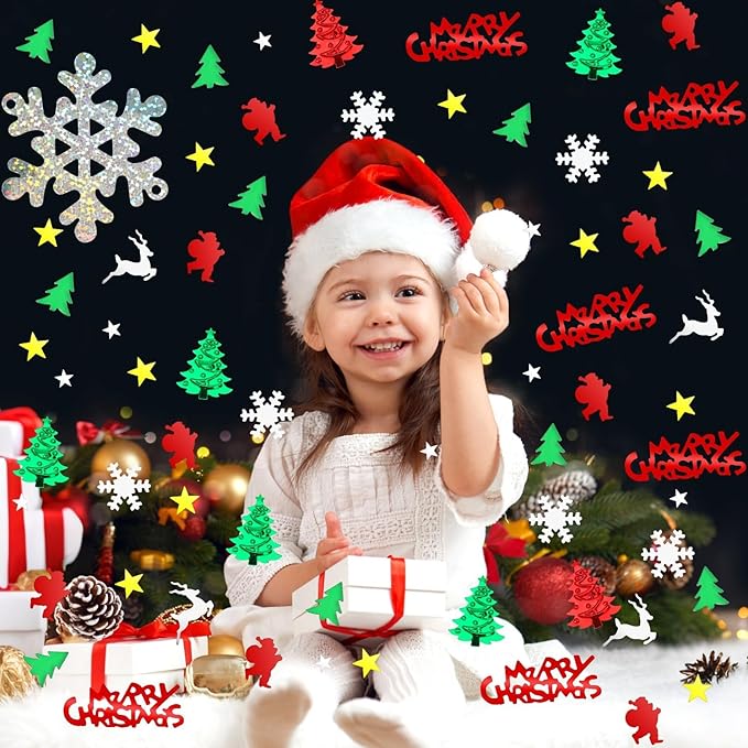 MARFOREVER Christmas Glitter Confetti, Merry Christmas Table Decorations - Image 5