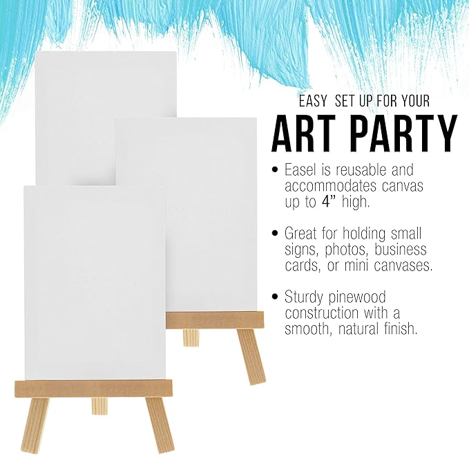 U.S. Art Supply 2" x 3" Stretched Canvas - Image 5