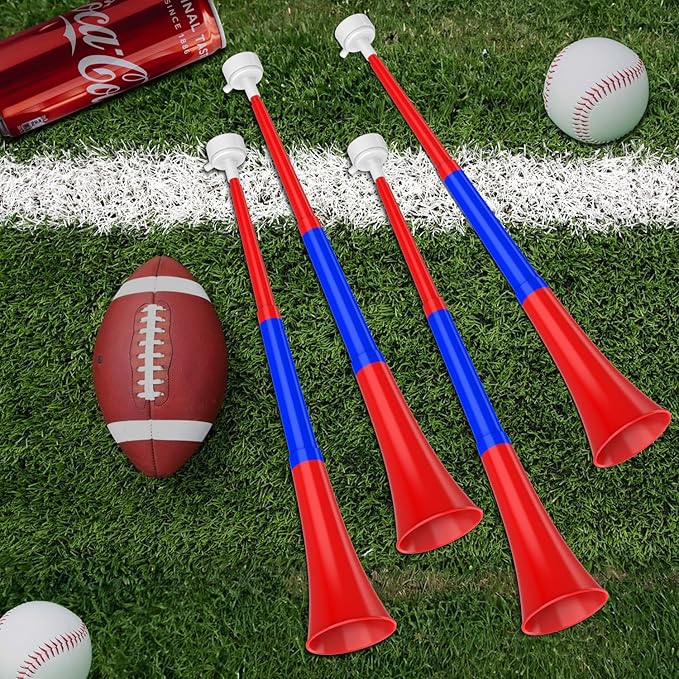 Collapsible Stadium Horn Noise Maker 24 Inch Vuvuzela Plastic Trumpet Horn Blow - Image 5